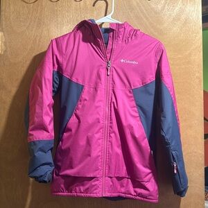 Columbia Kids Fuchsia and Gray Coat